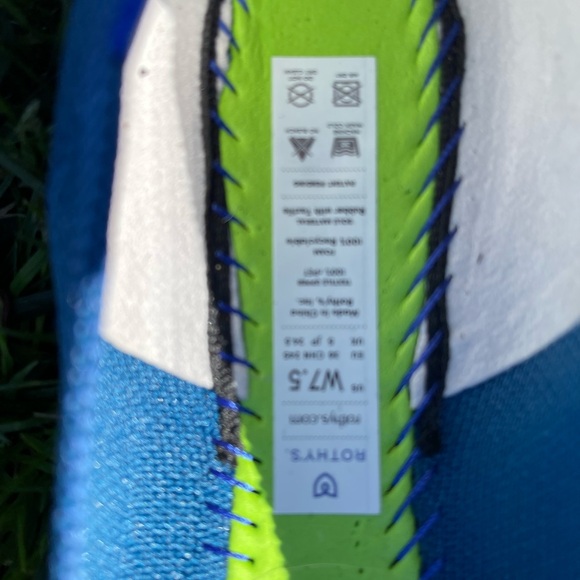 Rothy’s The Flat in Deep Ocean Women’s Blue Round Toe Shoes Ballet 7.5 - Picture 6 of 6